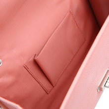 Load image into Gallery viewer, Premium Solid Color PU Leather Turnlock Flap Clutch Bag Handbag