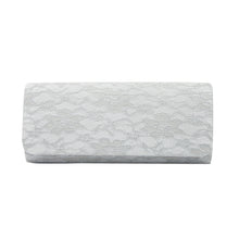 Load image into Gallery viewer, Elegant Lace Floral Fabric Flap Clutch Evening Bag