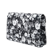 Load image into Gallery viewer, Elegant PU Leather Floral Turnlock Flap Clutch Bag Handbag