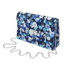 Load image into Gallery viewer, Elegant PU Leather Floral Turnlock Flap Clutch Bag Handbag