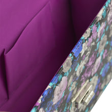 Load image into Gallery viewer, Elegant PU Leather Floral Turnlock Flap Clutch Bag Handbag