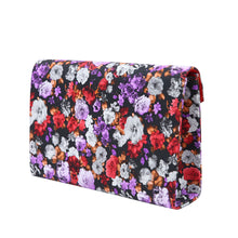 Load image into Gallery viewer, Elegant PU Leather Floral Turnlock Flap Clutch Bag Handbag