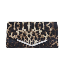 Load image into Gallery viewer, Premium Leopard Zebra Animal Print PU Leather Clutch Bag Handbag