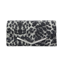 Load image into Gallery viewer, Premium Leopard Zebra Animal Print PU Leather Clutch Bag Handbag