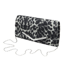 Load image into Gallery viewer, Premium Leopard Zebra Animal Print PU Leather Clutch Bag Handbag
