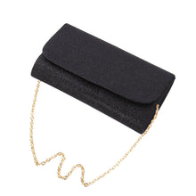 Load image into Gallery viewer, Premium Small Metallic Glitter Flap Clutch Evening Bag Handbag