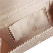 Load image into Gallery viewer, Premium Small Metallic Glitter Flap Clutch Evening Bag Handbag