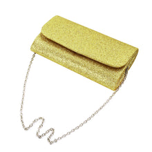Load image into Gallery viewer, Premium Small Metallic Glitter Flap Clutch Evening Bag Handbag