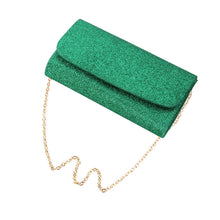 Load image into Gallery viewer, Premium Small Metallic Glitter Flap Clutch Evening Bag Handbag