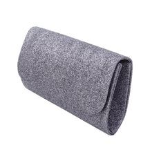 Load image into Gallery viewer, Premium Small Metallic Glitter Flap Clutch Evening Bag Handbag