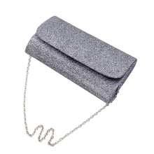 Load image into Gallery viewer, Premium Small Metallic Glitter Flap Clutch Evening Bag Handbag