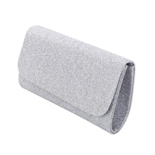 Load image into Gallery viewer, Premium Small Metallic Glitter Flap Clutch Evening Bag Handbag