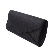 Load image into Gallery viewer, Premium Large Metallic Glitter Envelope Flap Clutch Evening Bag Handbag