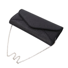 Load image into Gallery viewer, Premium Large Metallic Glitter Envelope Flap Clutch Evening Bag Handbag