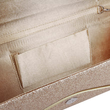 Load image into Gallery viewer, Premium Large Metallic Glitter Envelope Flap Clutch Evening Bag Handbag