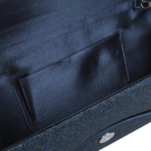 Load image into Gallery viewer, Premium Large Metallic Glitter Envelope Flap Clutch Evening Bag Handbag