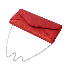 Load image into Gallery viewer, Premium Large Metallic Glitter Envelope Flap Clutch Evening Bag Handbag