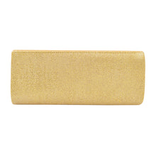 Load image into Gallery viewer, Premium Large Metallic Glitter Flap Clutch Evening Bag Handbag - Diff Colors