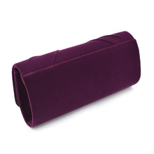 Load image into Gallery viewer, Elegant Rhinestone Bow Front Velvet Clutch Evening Bag Handbag -Diff Colors