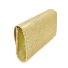 Load image into Gallery viewer, Large Metallic Glitter Envelope Flap Clutch Evening Bag - Diff Colors Avail
