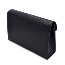Load image into Gallery viewer, Premium Glitter Front PU Leather Envelope Flap Clutch Evening Bag