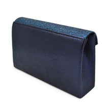 Load image into Gallery viewer, Premium Glitter Front PU Leather Envelope Flap Clutch Evening Bag