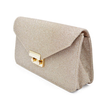 Load image into Gallery viewer, Premium Metallic Glitter Envelope Flap Clutch Evening Bag Handbag - Diff Colors