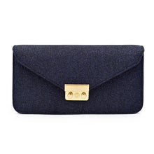 Load image into Gallery viewer, Premium Metallic Glitter Envelope Flap Clutch Evening Bag Handbag - Diff Colors