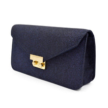 Load image into Gallery viewer, Premium Metallic Glitter Envelope Flap Clutch Evening Bag Handbag - Diff Colors
