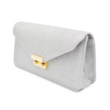 Load image into Gallery viewer, Premium Metallic Glitter Envelope Flap Clutch Evening Bag Handbag - Diff Colors