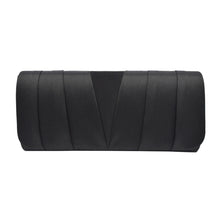 Load image into Gallery viewer, Elegant Classic Solid Satin Pleated Satin Flap Clutch Evening Bag Handbag