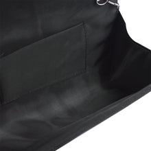 Load image into Gallery viewer, Elegant Classic Solid Satin Pleated Satin Flap Clutch Evening Bag Handbag