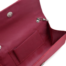Load image into Gallery viewer, Elegant Classic Solid Satin Pleated Satin Flap Clutch Evening Bag Handbag
