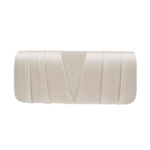 Load image into Gallery viewer, Elegant Classic Solid Satin Pleated Satin Flap Clutch Evening Bag Handbag