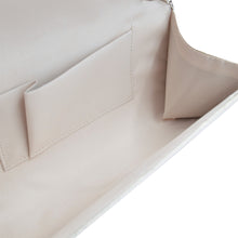 Load image into Gallery viewer, Elegant Classic Solid Satin Pleated Satin Flap Clutch Evening Bag Handbag