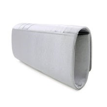 Load image into Gallery viewer, Elegant Classic Solid Satin Pleated Satin Flap Clutch Evening Bag Handbag