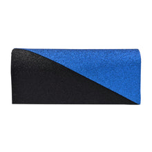 Load image into Gallery viewer, Premium Two Tone Metallic Glitter Flap Clutch Evening Bag Handbag - Diff Colors