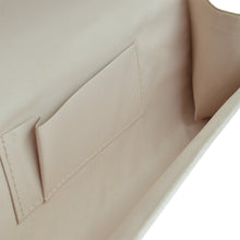 Load image into Gallery viewer, Premium Lace Paisley Floral Fabric Satin Flap Clutch Evening Bag