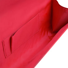 Load image into Gallery viewer, Premium Lace Paisley Floral Fabric Satin Flap Clutch Evening Bag