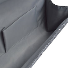 Load image into Gallery viewer, Premium Pleated Metallic Glitter Flap Clutch Evening Bag Handbag - Diff Colors