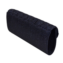Load image into Gallery viewer, Premium Pleated Metallic Glitter Flap Clutch Evening Bag Handbag - Diff Colors