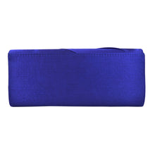 Load image into Gallery viewer, Premium Rose Floral Pleated Satin Flap Clutch Evening Bag - Different Colors