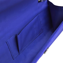 Load image into Gallery viewer, Premium Rose Floral Pleated Satin Flap Clutch Evening Bag - Different Colors