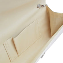 Load image into Gallery viewer, Premium Rose Floral Pleated Satin Flap Clutch Evening Bag - Different Colors