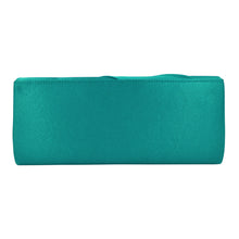 Load image into Gallery viewer, Premium Rose Floral Pleated Satin Flap Clutch Evening Bag - Different Colors