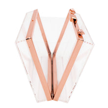 Load image into Gallery viewer, Premium Transparent Clear Acrylic Hard Box Clutch Bag Handbag