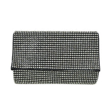 Load image into Gallery viewer, Premium Small Full Rhinestone Cover Flap Clutch Evening Bag Handbag