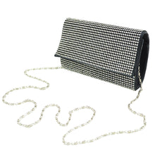 Load image into Gallery viewer, Premium Small Full Rhinestone Cover Flap Clutch Evening Bag Handbag