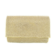 Load image into Gallery viewer, Premium Small Full Rhinestone Cover Flap Clutch Evening Bag Handbag