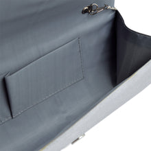 Load image into Gallery viewer, Premium Oval Rhinestone Pleated Satin Clutch Evening Bag Handbag - Diff Colors